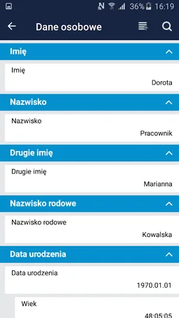 mPracownik screenshot 2