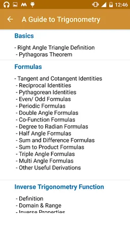 Maths Formula Reference Free screenshot 3