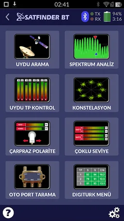 SATFINDER BT DVB-S2 screenshot 1