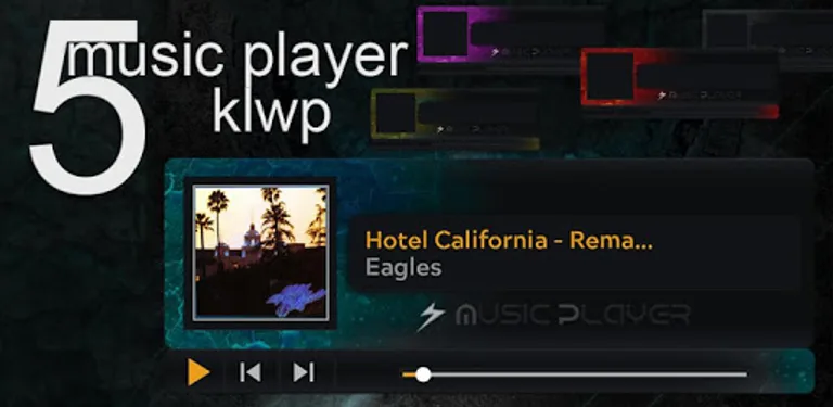 Komponent MusicPlayer  klwp cover image