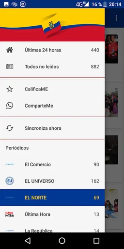 Ecuador noticias screenshot 1
