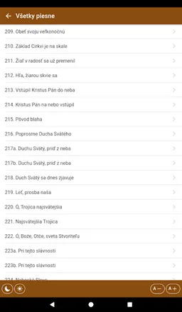 Spevník JKS screenshot 8