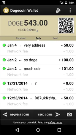 Dogecoin Wallet screenshot 9