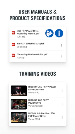 RIDGID Link screenshot 4