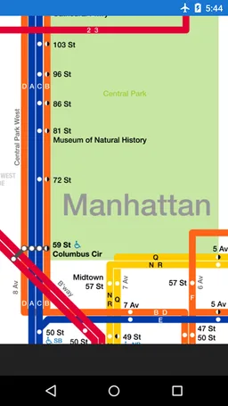 nyc subway map screenshot 5