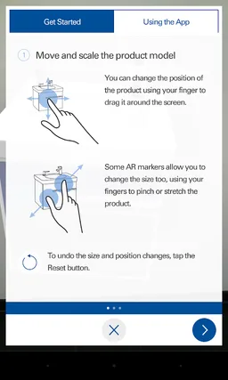 V&B Augmented Reality App screenshot 5