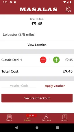 Masalas Leicester screenshot 4