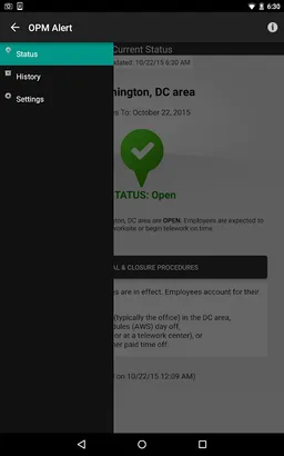 OPM Alert screenshot 4