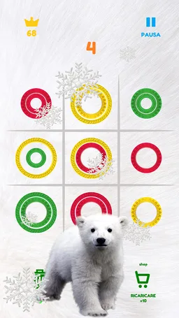 Noughts And Noughts White - New Match Color Rings screenshot 1