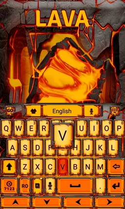 Lava Go Keyboard Theme screenshot 6
