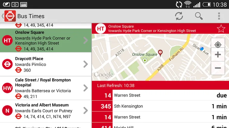 London Live Bus Countdown screenshot 1
