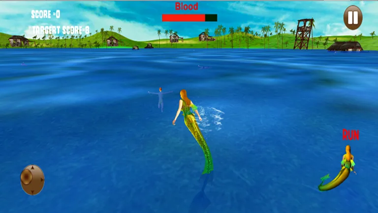 Hungry Mermaid Simulator Sea screenshot 5