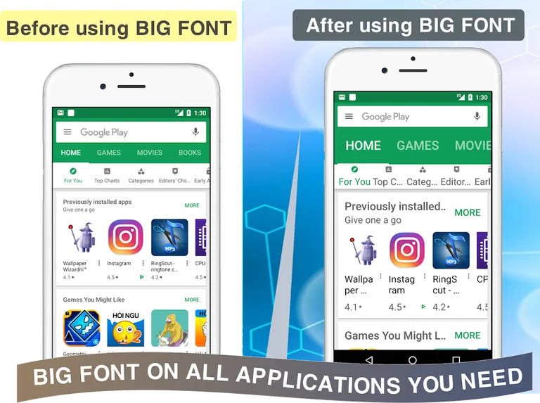 Big Font - Font Size Changer - Bigfont screenshot 7