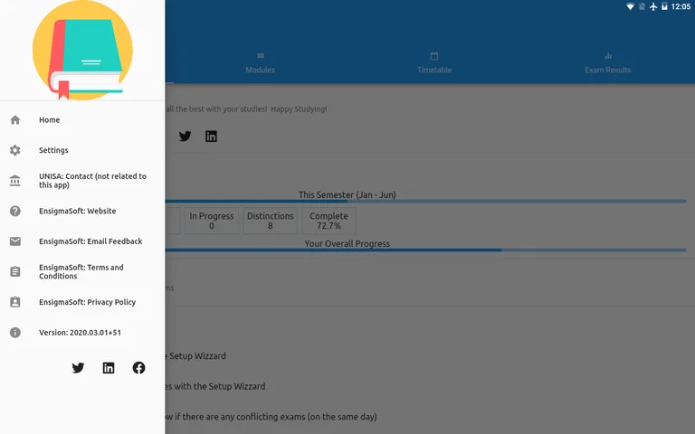 Study Planner UNISA screenshot 15