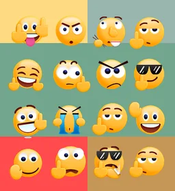 Middle Finger Emoji Sticker screenshot 8