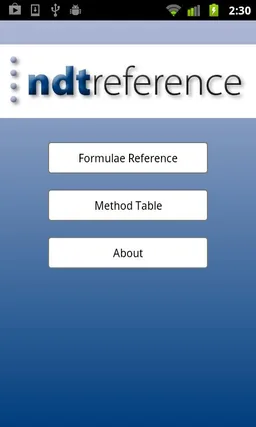 NDT Reference screenshot 1