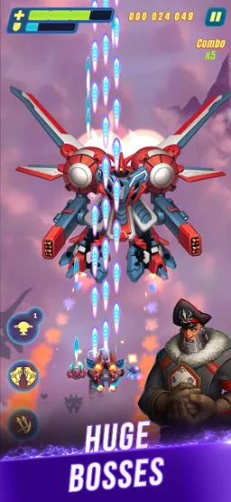 HAWK: Airplane Space games screenshot 1