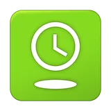 Overlay Clock - Lime icon
