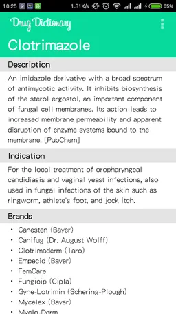 Medical Drug Dictionary screenshot 1
