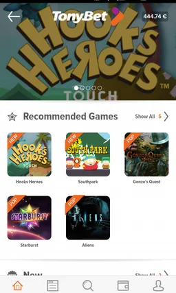 Tonybet sportsbetting app screenshot 5