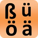 German alphabet for students icon