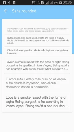 Round Fonts for FlipFont screenshot 4