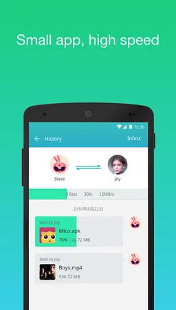 Zapya MiniShare - Mini Size File Transfer App screenshot 4