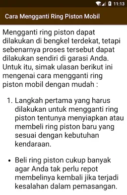 Belajar Servis Mobil screenshot 10
