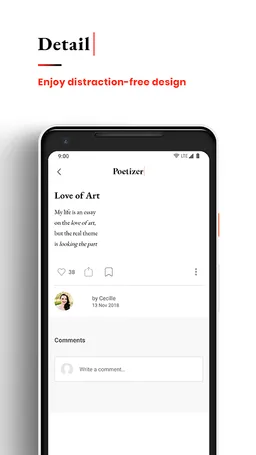 Poetizer - Social Network for Poetry screenshot 2