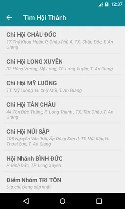 Danh Bạ Hội Thánh screenshot 8
