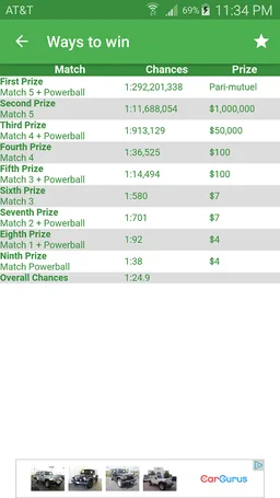 GA Lottery Results screenshot 6