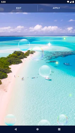 Beach Sand Live Wallpaper screenshot 1