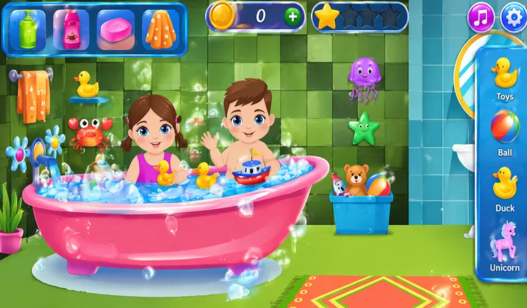 Twins baby - Newborn Fun screenshot 2