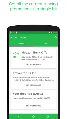 Promo Codes: Careem, Uber screenshot 2