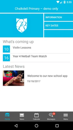 mySchoolApp screenshot 1