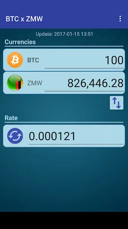 Bitcoin x Zambian Kwacha screenshot 1