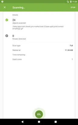 Anti-virus Dr.Web Light screenshot 16