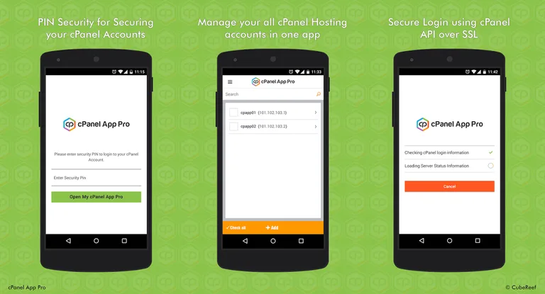 cPanel App Pro screenshot 1