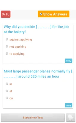 1800 Grammar Tests (Free) screenshot 7