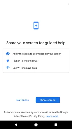 Google Support Services screenshot 5