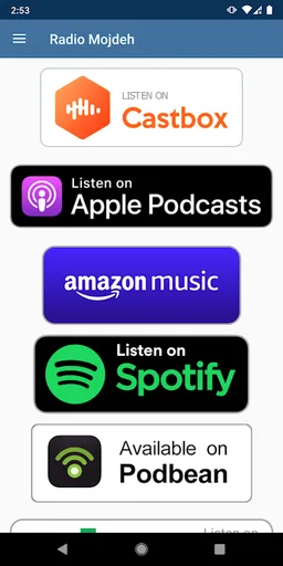 Radio Mojdeh screenshot 6