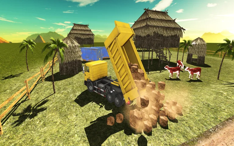 Dump & Loader Truck Free screenshot 9