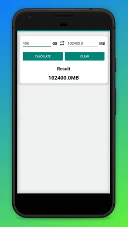 Mb to Gb Converter calculator screenshot 3