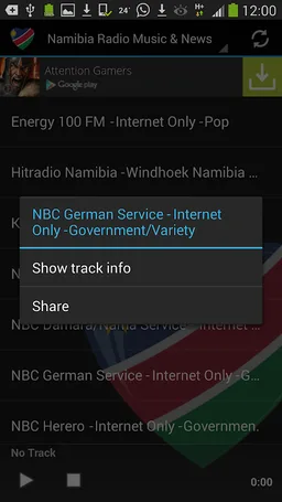 Namibia Radio Music & News screenshot 1