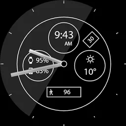 Classic Black HD Watch Face screenshot 16