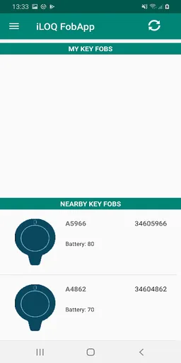 FobApp screenshot 2