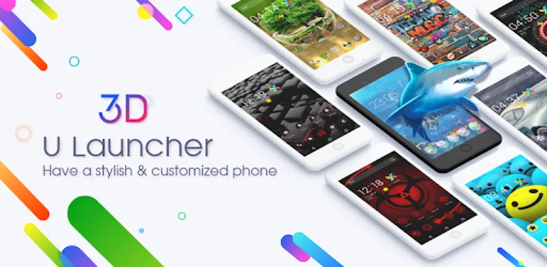 U Launcher 3D: New Launcher 2019, 3d themes cover image