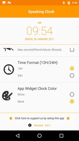 Speaking Clock screenshot 12
