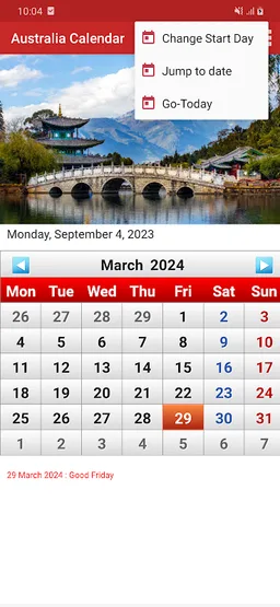 Australia Calendar 2024 screenshot 2