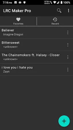 LRC Maker Pro : Create and Edit Lyrics screenshot 5